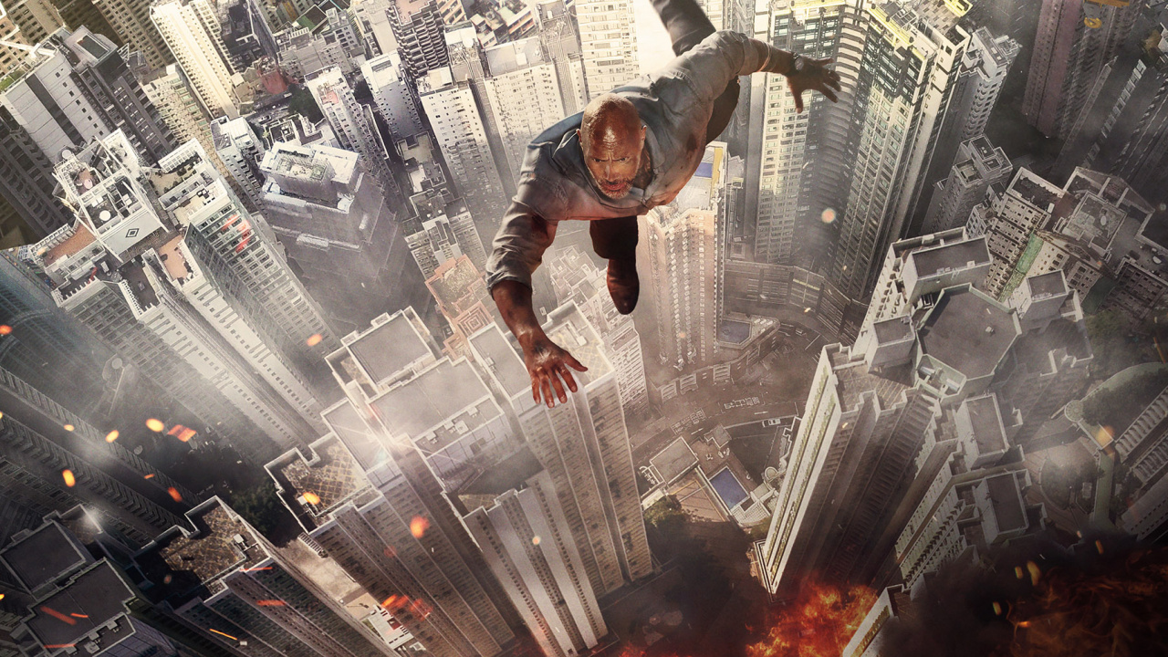 Обои небоскреб 2018 постер, Universal Pictures, Уилл Сойер, постер, постер фильма небоскреб в разрешении 1280x720