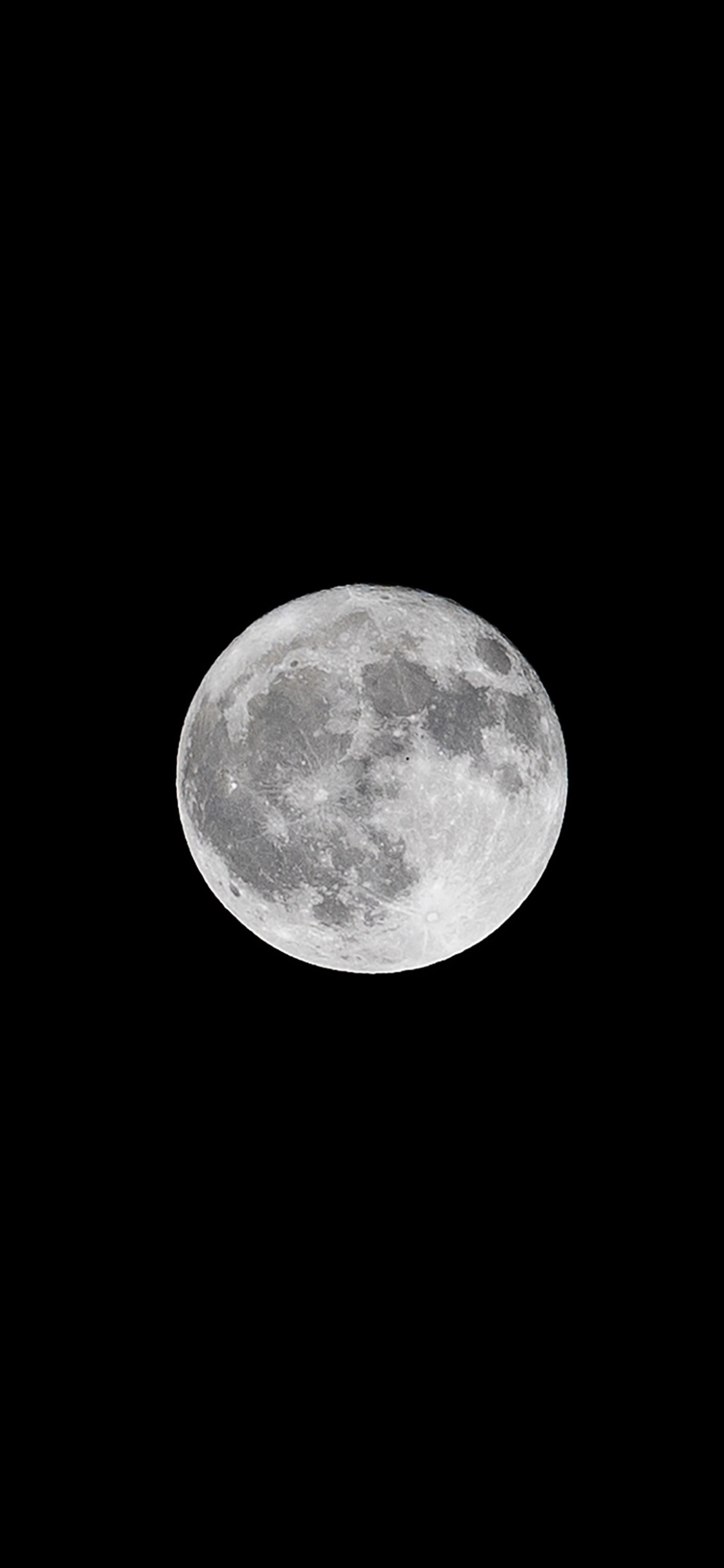 Обои луна, небесное явление, астрономический объект, лунный свет, атмосфера в разрешении 1125x2436