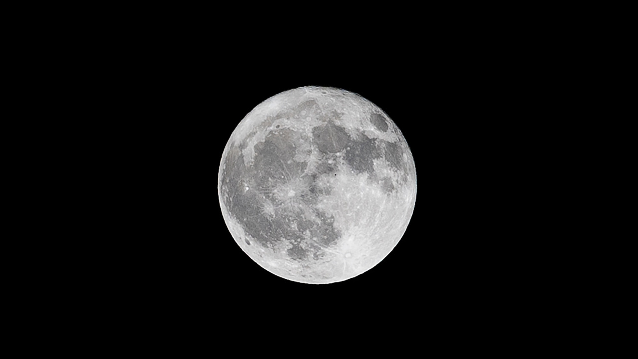 Обои луна, небесное явление, астрономический объект, лунный свет, атмосфера в разрешении 1280x720