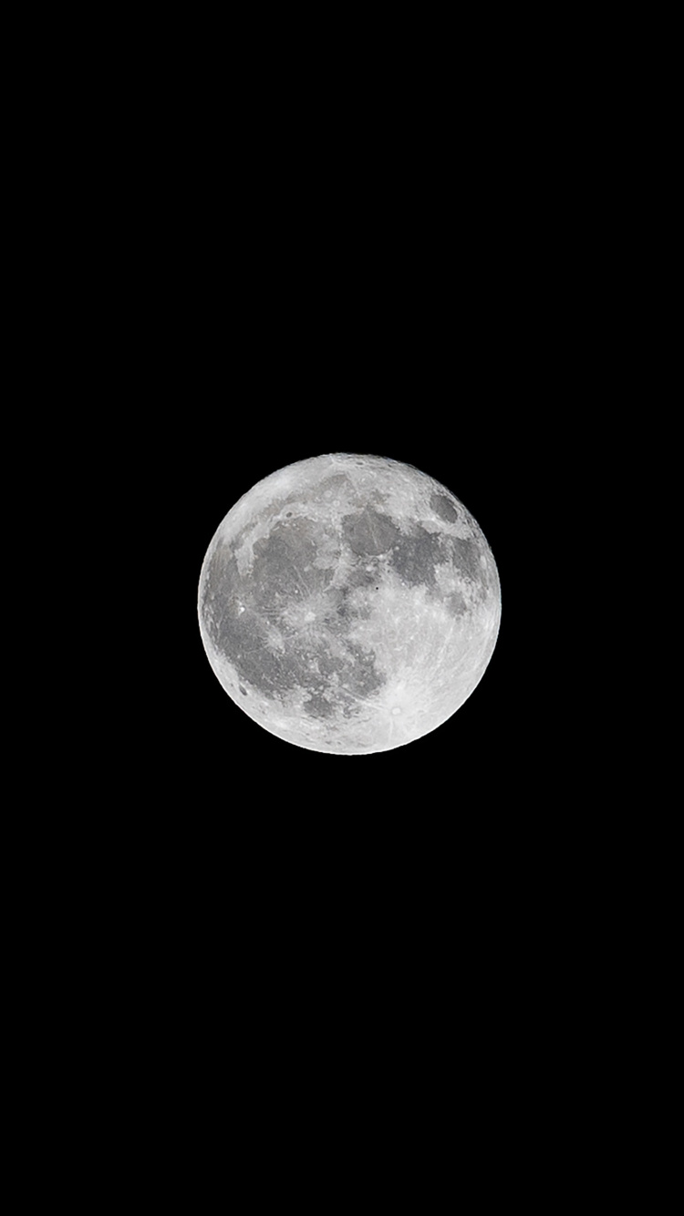 Обои луна, небесное явление, астрономический объект, лунный свет, атмосфера в разрешении 750x1334