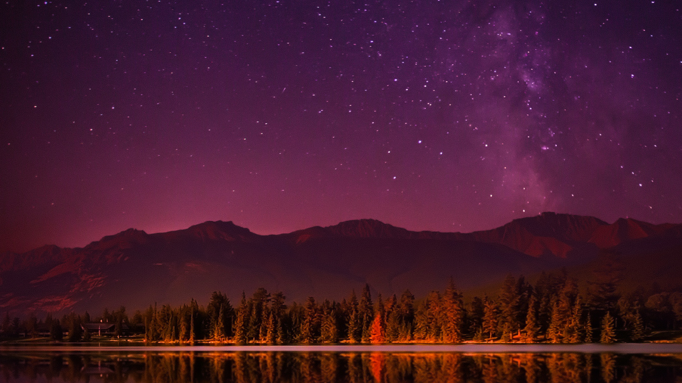 Обои природа, висгун - социальная сеть, вода, атмосфера, луна в разрешении 1366x768