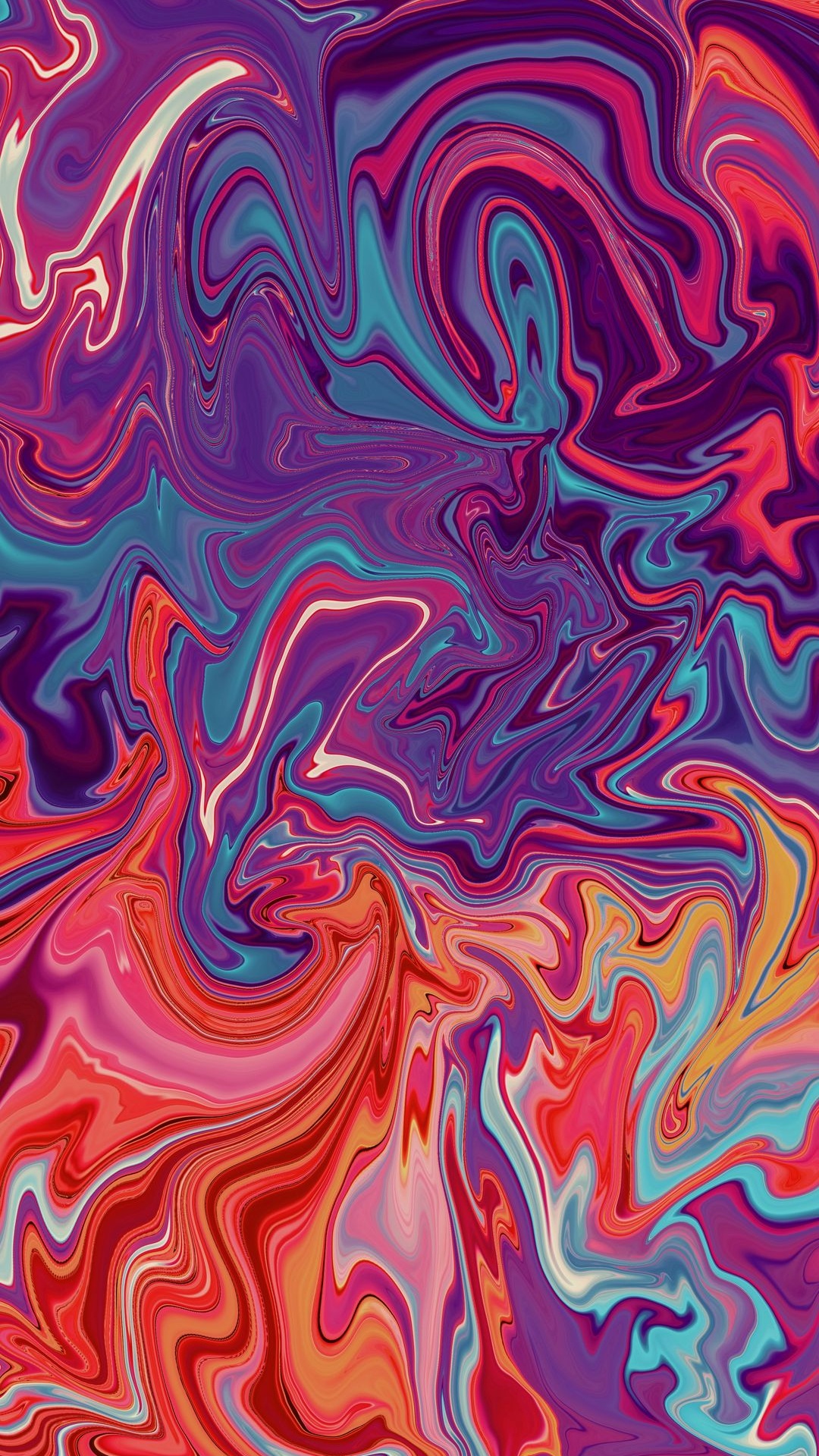 Обои акриловая краска, абстрактное искусство, арт, живопись, визуальное искусство в разрешении 1080x1920