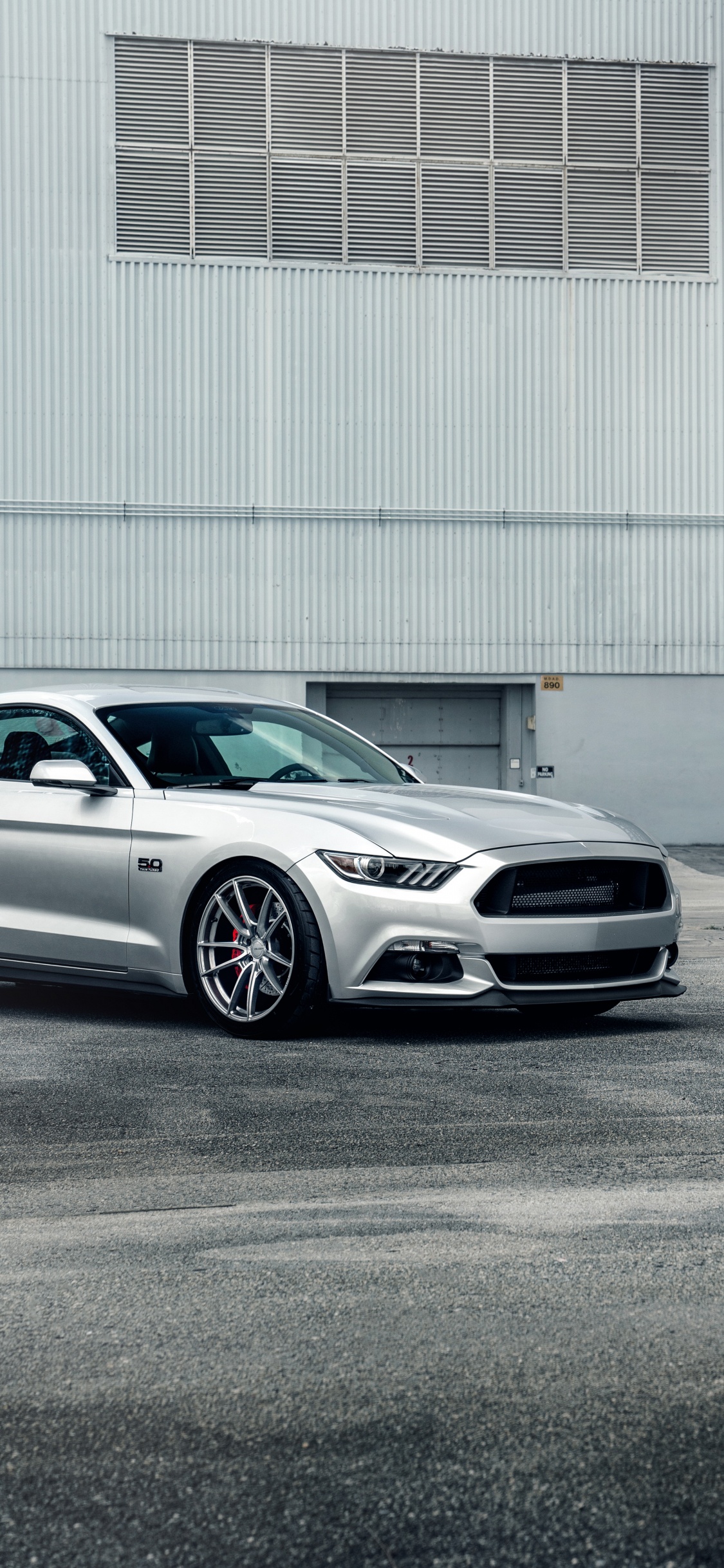 Обои Форд Мустанг, обод, шина, колесо, мускул кар в разрешении 1125x2436