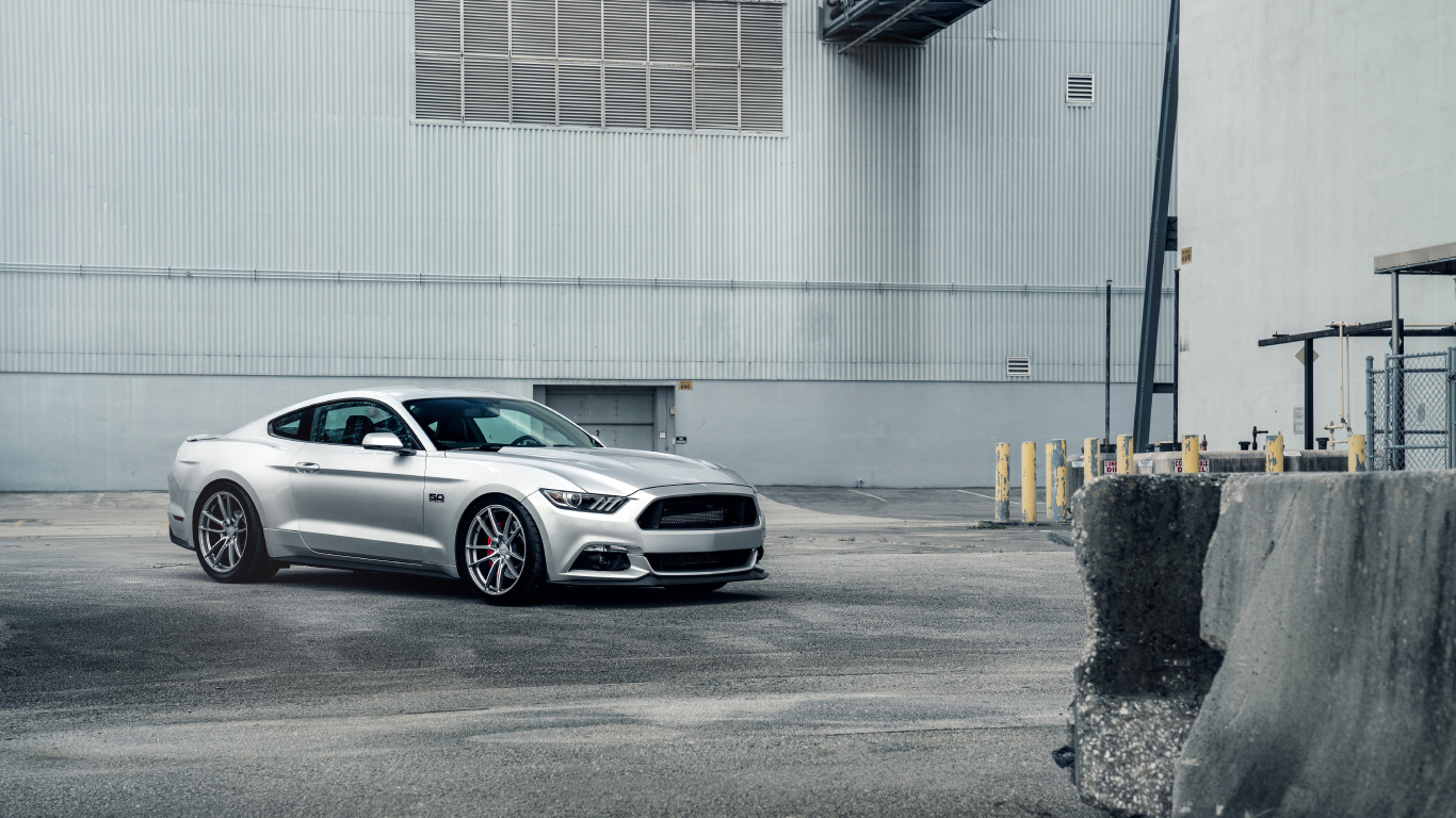 Обои Форд Мустанг, обод, шина, колесо, мускул кар в разрешении 1366x768