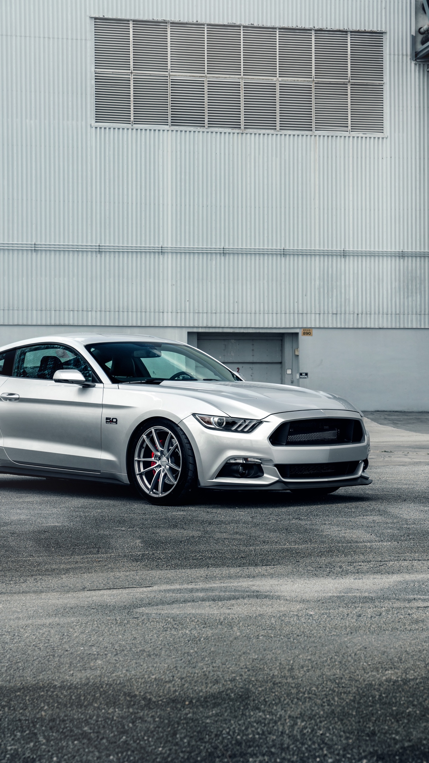 Обои Форд Мустанг, обод, шина, колесо, мускул кар в разрешении 1440x2560