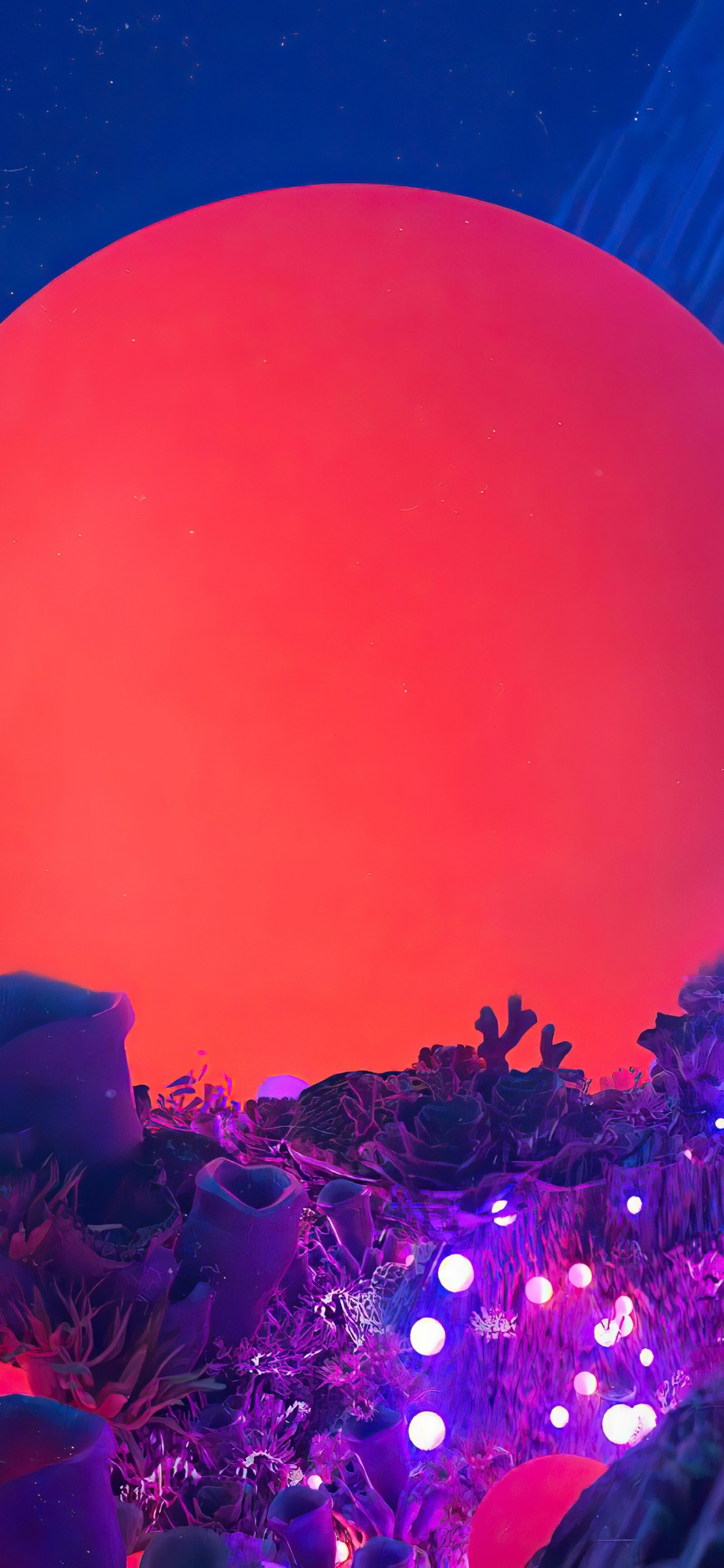 Обои свет, дизайн, красное бумажное сердце, лого, 2019 в разрешении 1242x2688