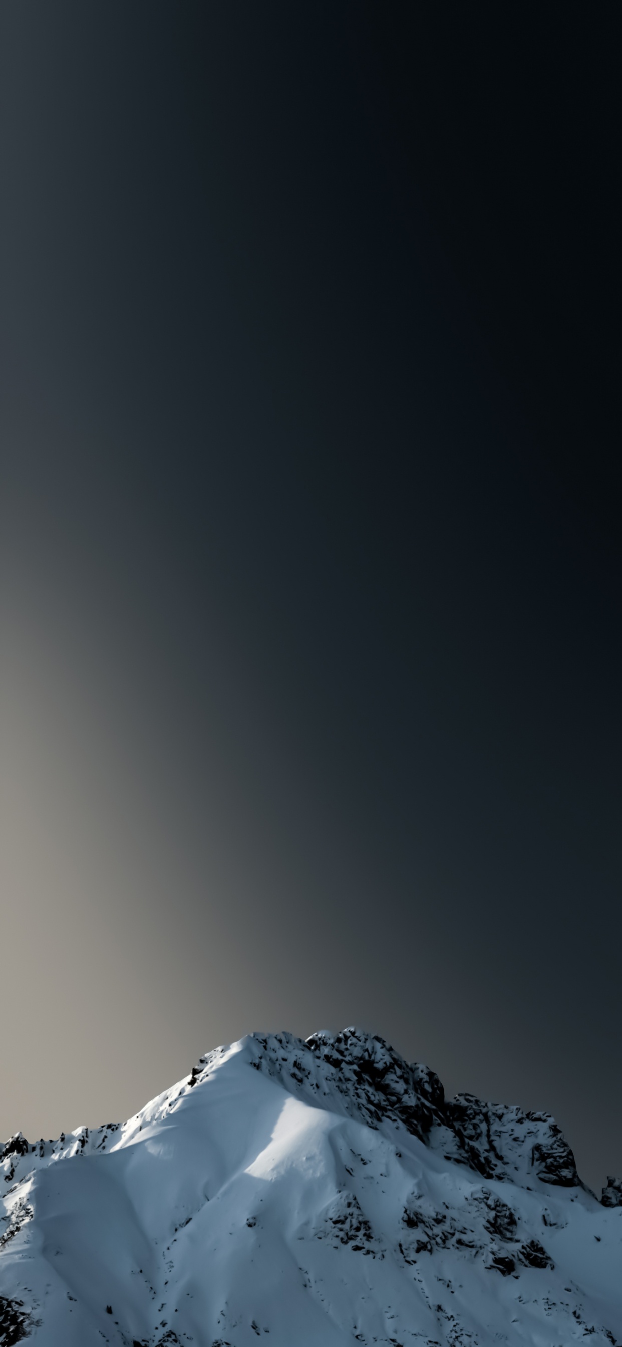 Обои Альпы, гора, склон, ледяная шапка, астрономический объект в разрешении 1242x2688