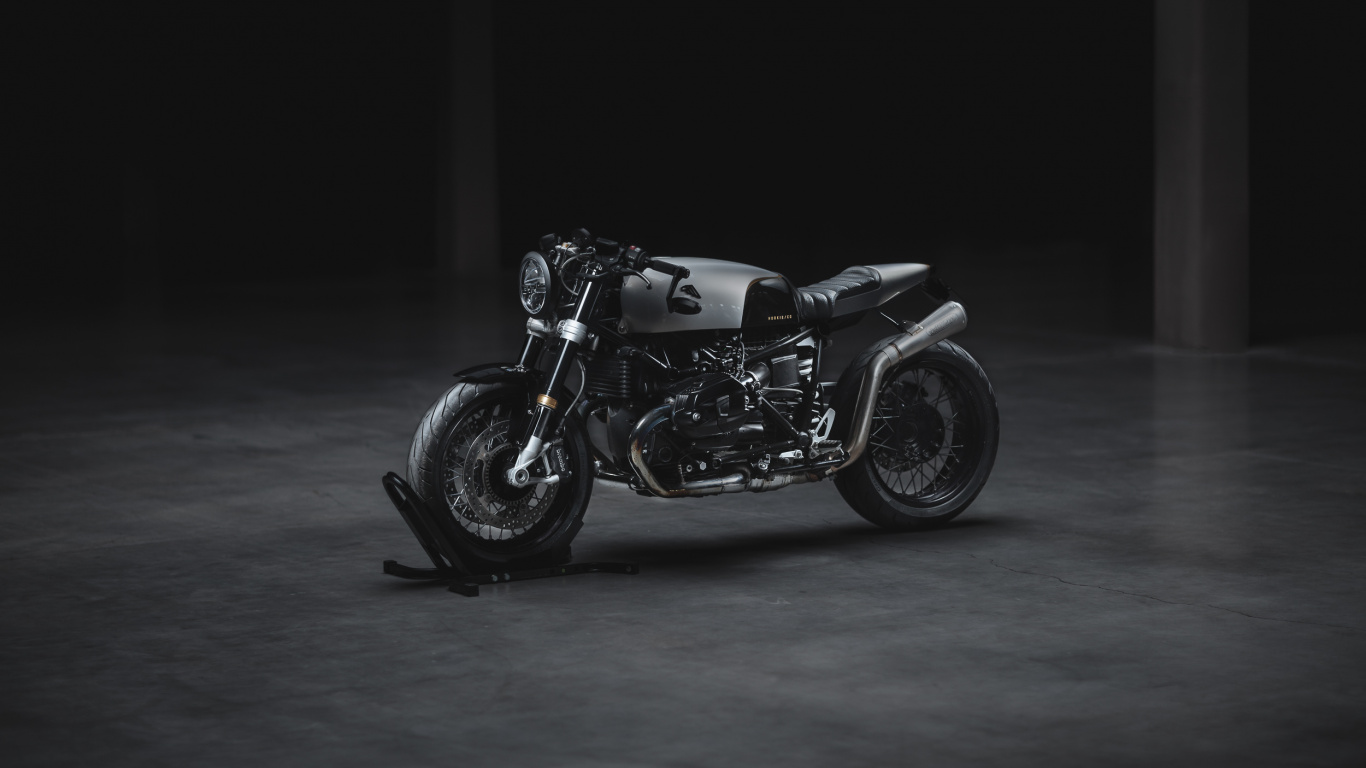 Обои автомобиль BMW r9t, авто, мотоцикл, БМВ R ниньет городских г с, выхлопная система в разрешении 1366x768