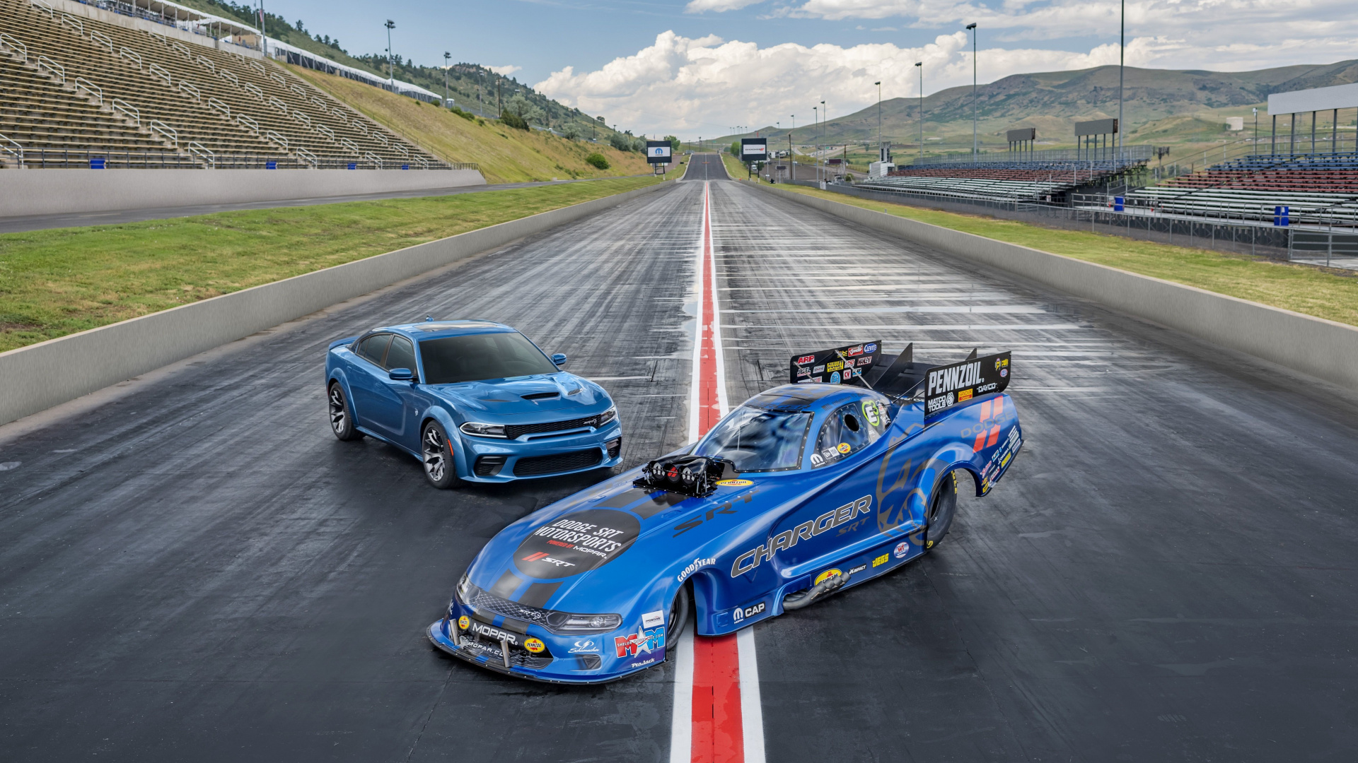 Обои dodge, Додж Челленджер 2007, Dodge Charger SRT Hellcat 2020 года, Крайслер, 2019 Додж Челленджер СРТ мегеру в разрешении 1920x1080