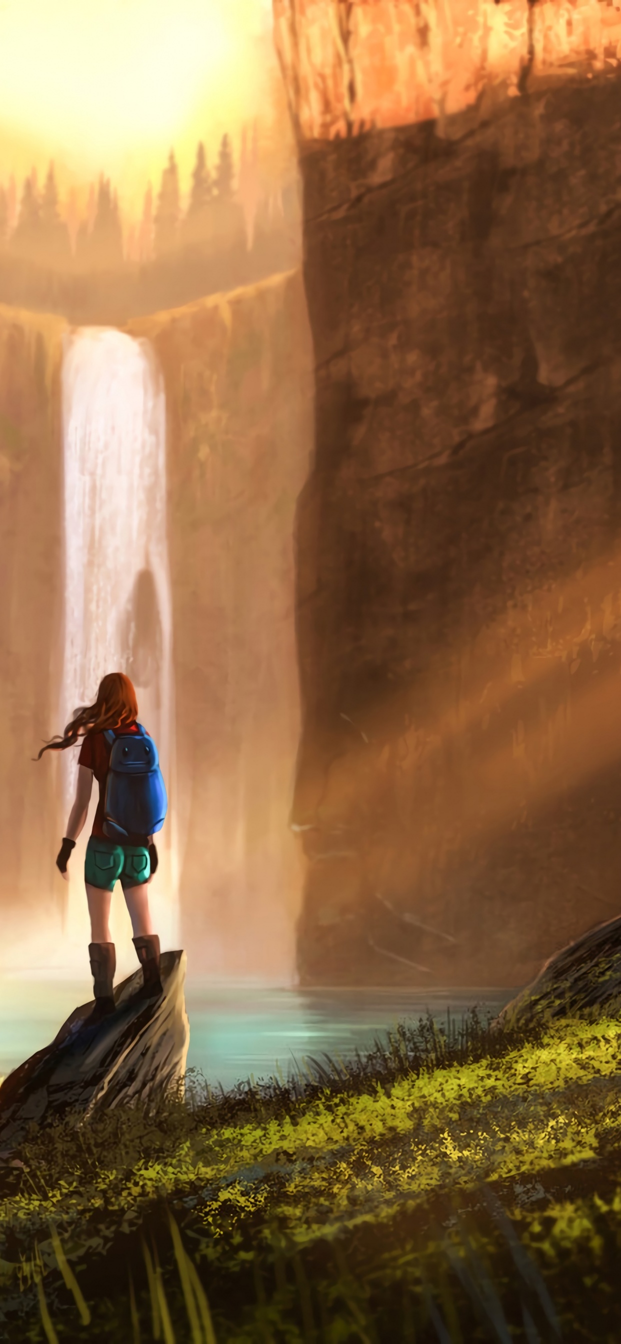 Обои Природа М, природа, пейзаж, местность, мифология в разрешении 1242x2688