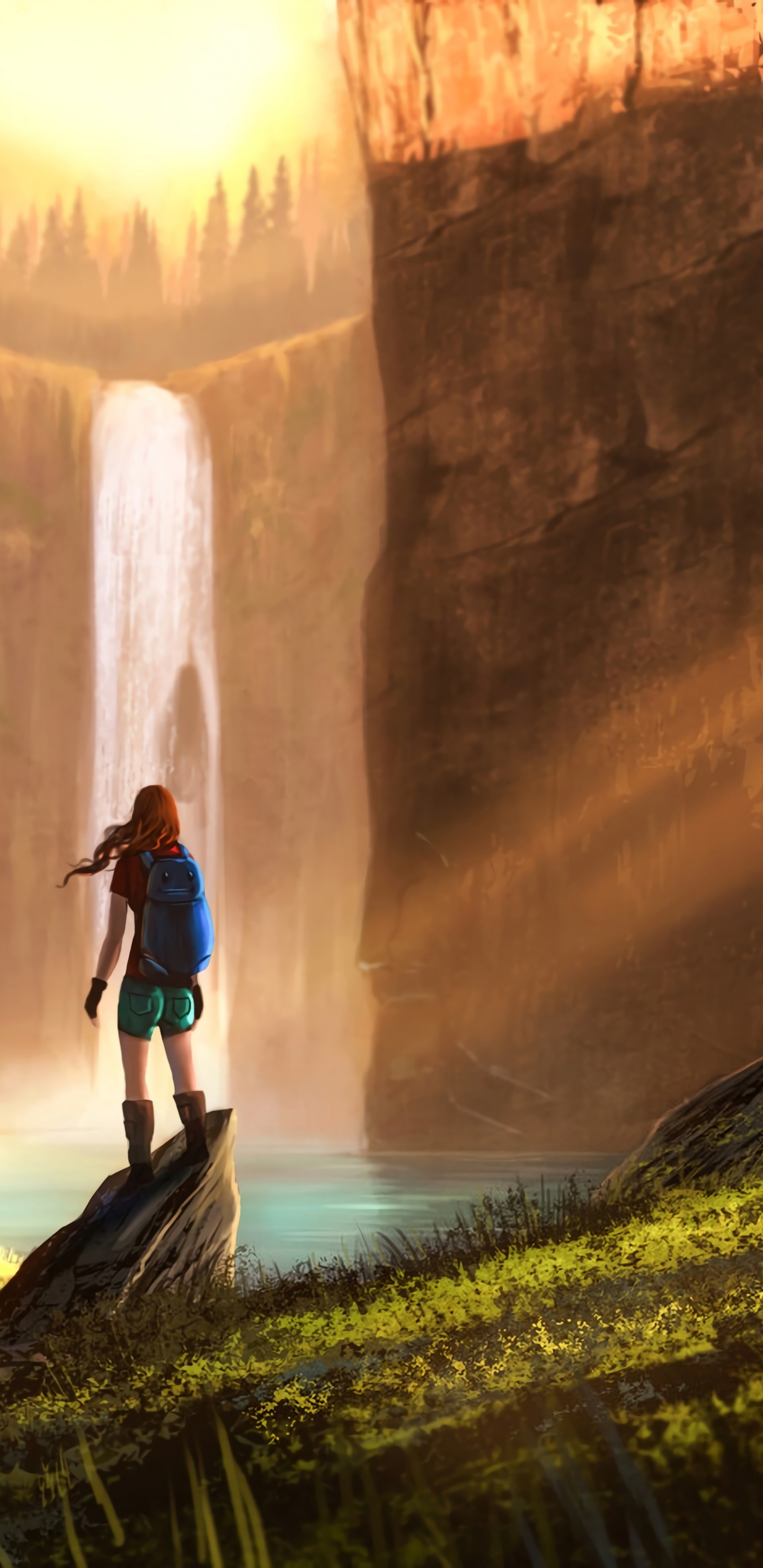 Обои Природа М, природа, пейзаж, местность, мифология в разрешении 1440x2960