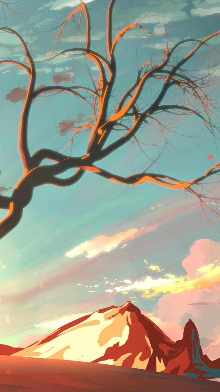 Обои цифровое искусство, арт, живопись, иллюстрация, рисование в разрешении 720x1280