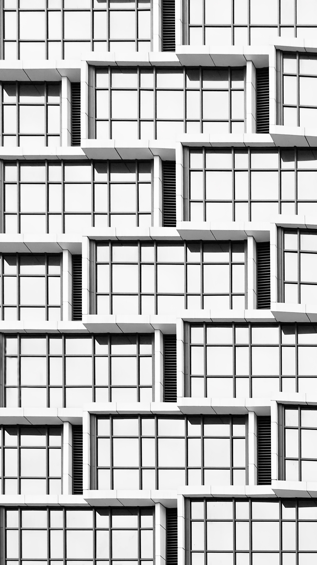 Обои архитектура, черный и белый, дизайн, линия, монохромный в разрешении 1080x1920