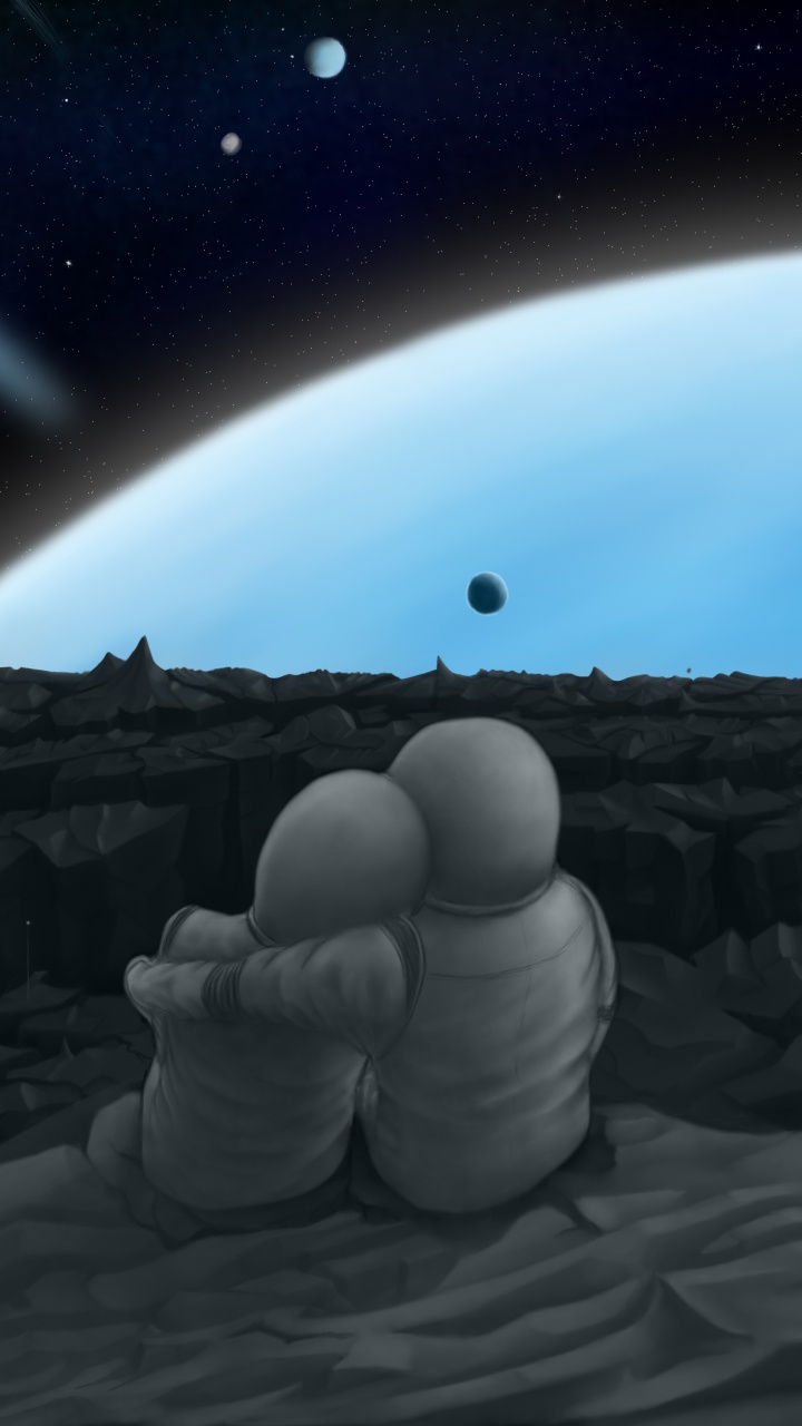 Обои атмосфера, астрономический объект, космос, космическое пространство, мир в разрешении 720x1280