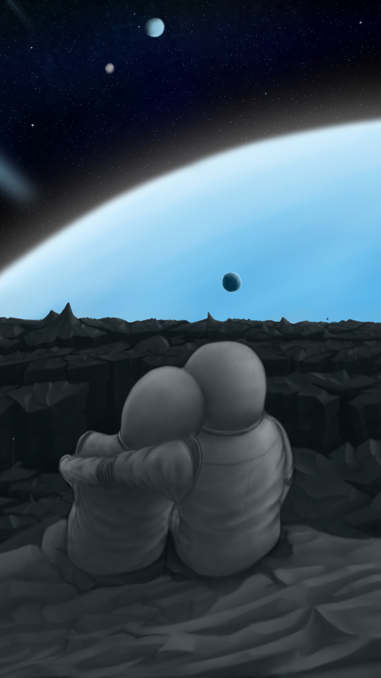 Обои атмосфера, астрономический объект, космос, космическое пространство, мир в разрешении 750x1334