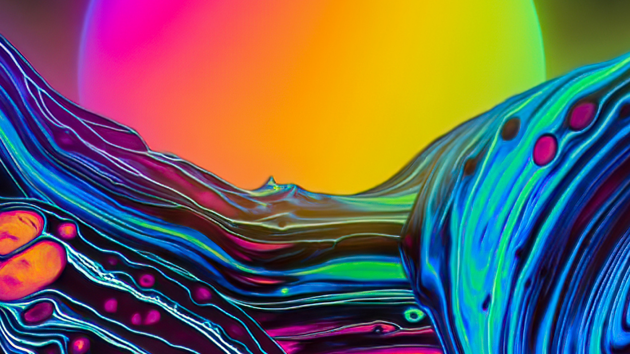 Обои фрактальное искусство, арт, абстрактное искусство, цифровое искусство, фрактал в разрешении 1280x720