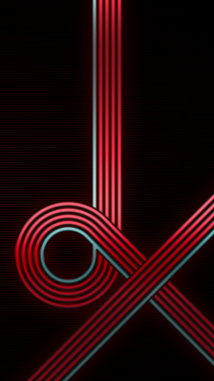 Обои графика, графический дизайн, красный цвет, черный, текст в разрешении 750x1334