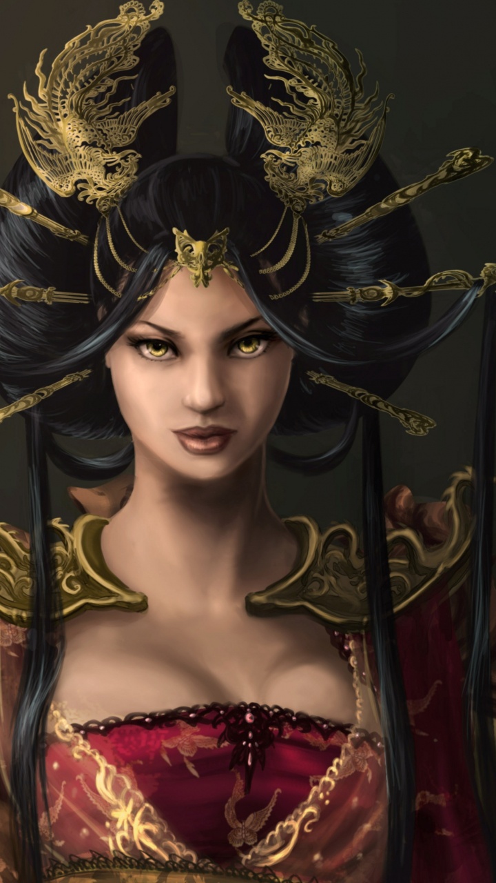 Обои живопись, арт, цифровое искусство, мифология, фантастическое искусство в разрешении 720x1280