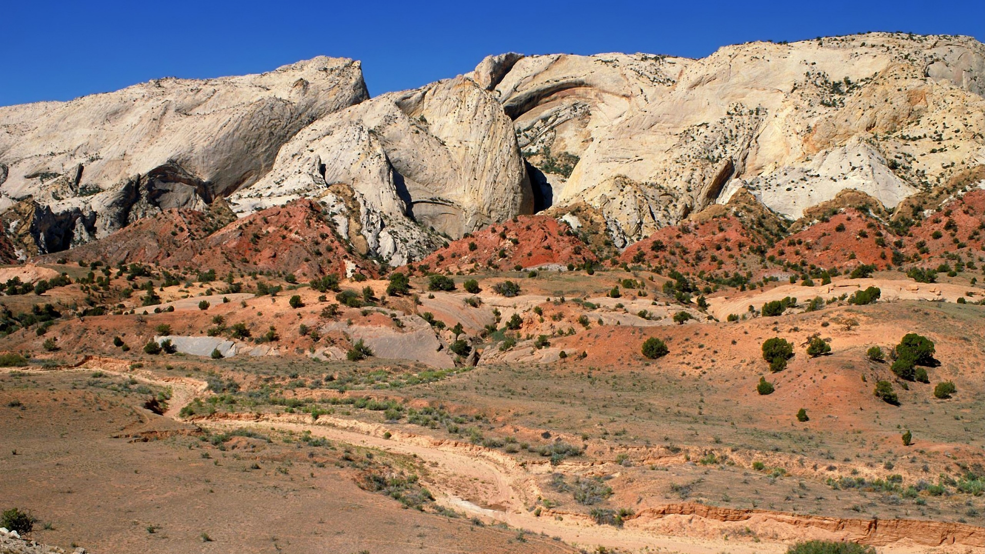 Обои национальный парк кэпитол риф, парк, национальный парк, рок, формирование в разрешении 1920x1080