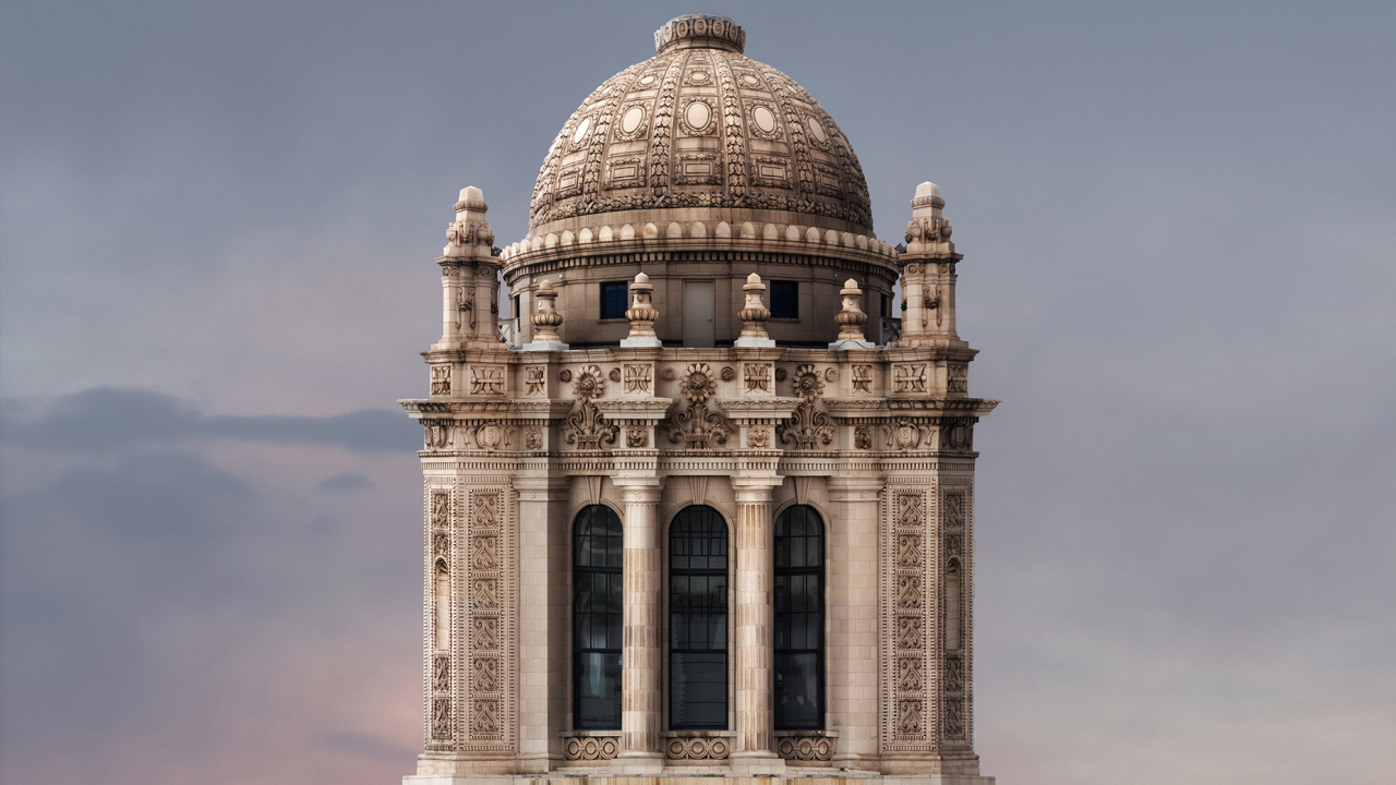 Обои Институт искусств Чикаго, Тридцать Пять Ваккер, Башня Сиэтл, 333 северный Мичиган, Здание Торговой палаты Чикаго в разрешении 1280x720