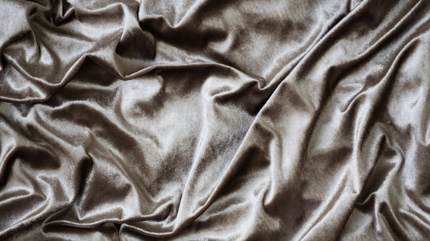 Обои шелк, ткань, атласный, узор, занавес в разрешении 1366x768