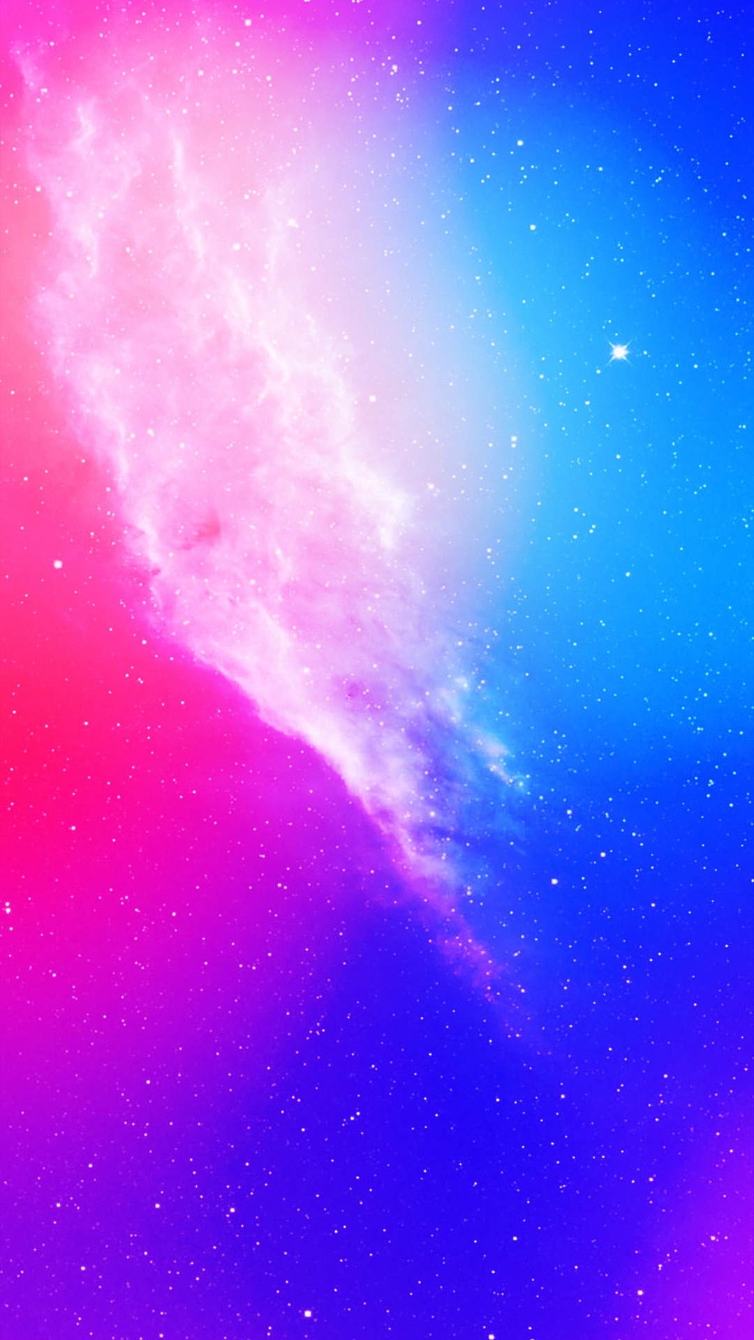 Обои пурпур, туманность, астрономический объект, Фиолетовый, арт в разрешении 1080x1920