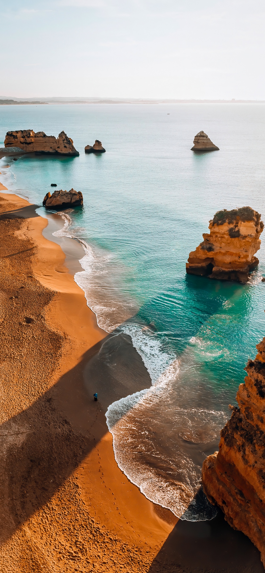 Обои пейзаж, пейзажная живопись, живопись, вода, гидроресурсы в разрешении 1125x2436