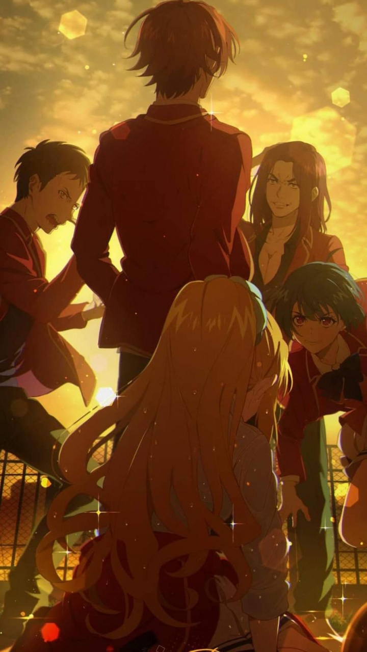 Обои аниме, класс элитного фанарта, класс элиты, киётака аянокодзи, фан арт в разрешении 720x1280