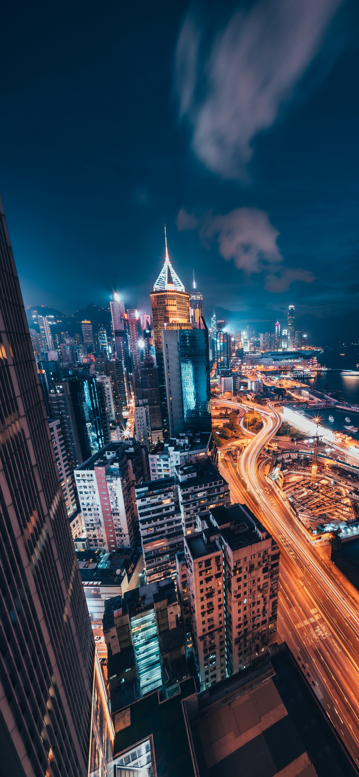 Обои небоскреб, архитектура, здание, облако, мир в разрешении 1242x2688