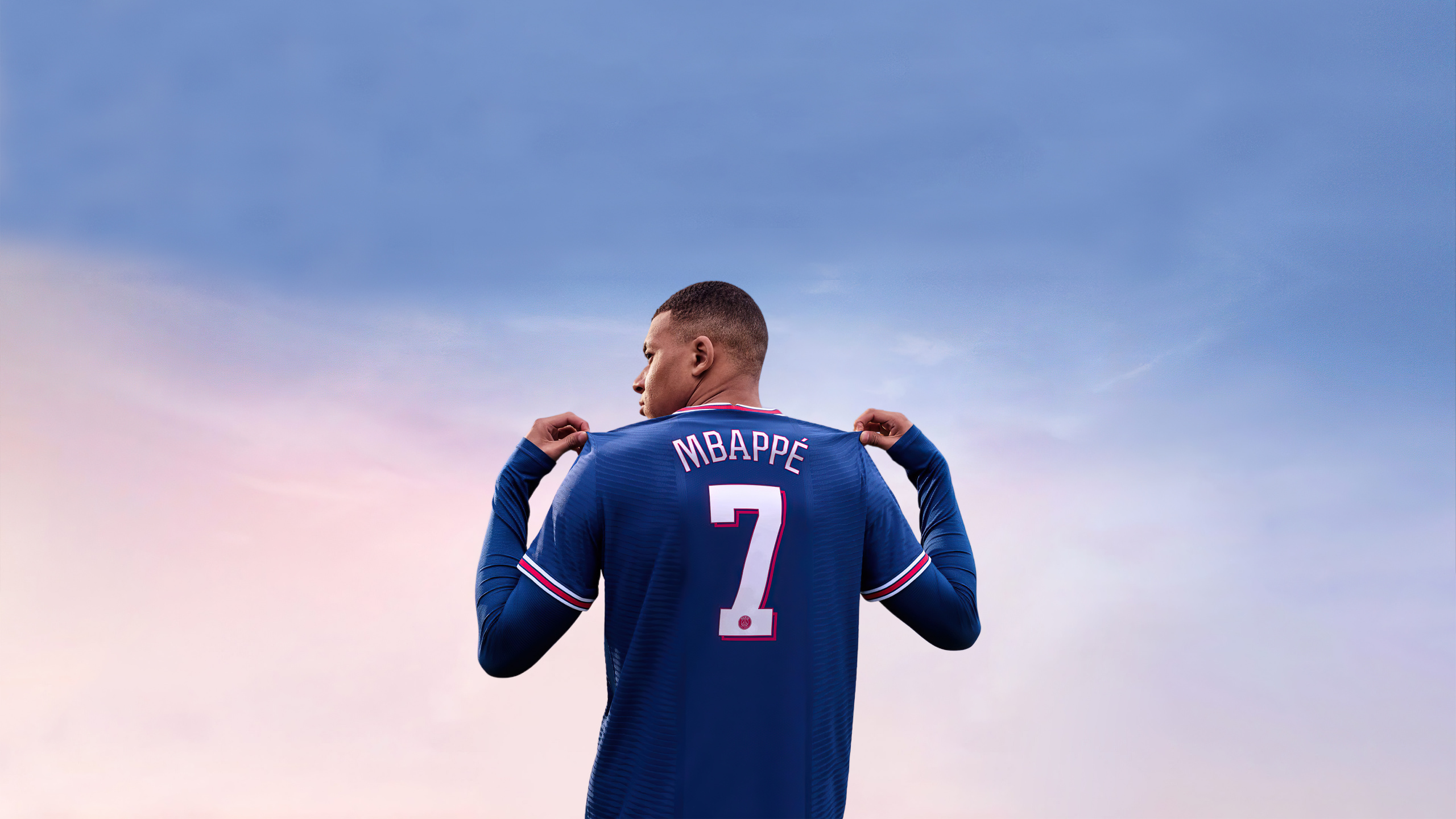 Обои Kylian Mbappe Fifa 22 в разрешении 2560x1440