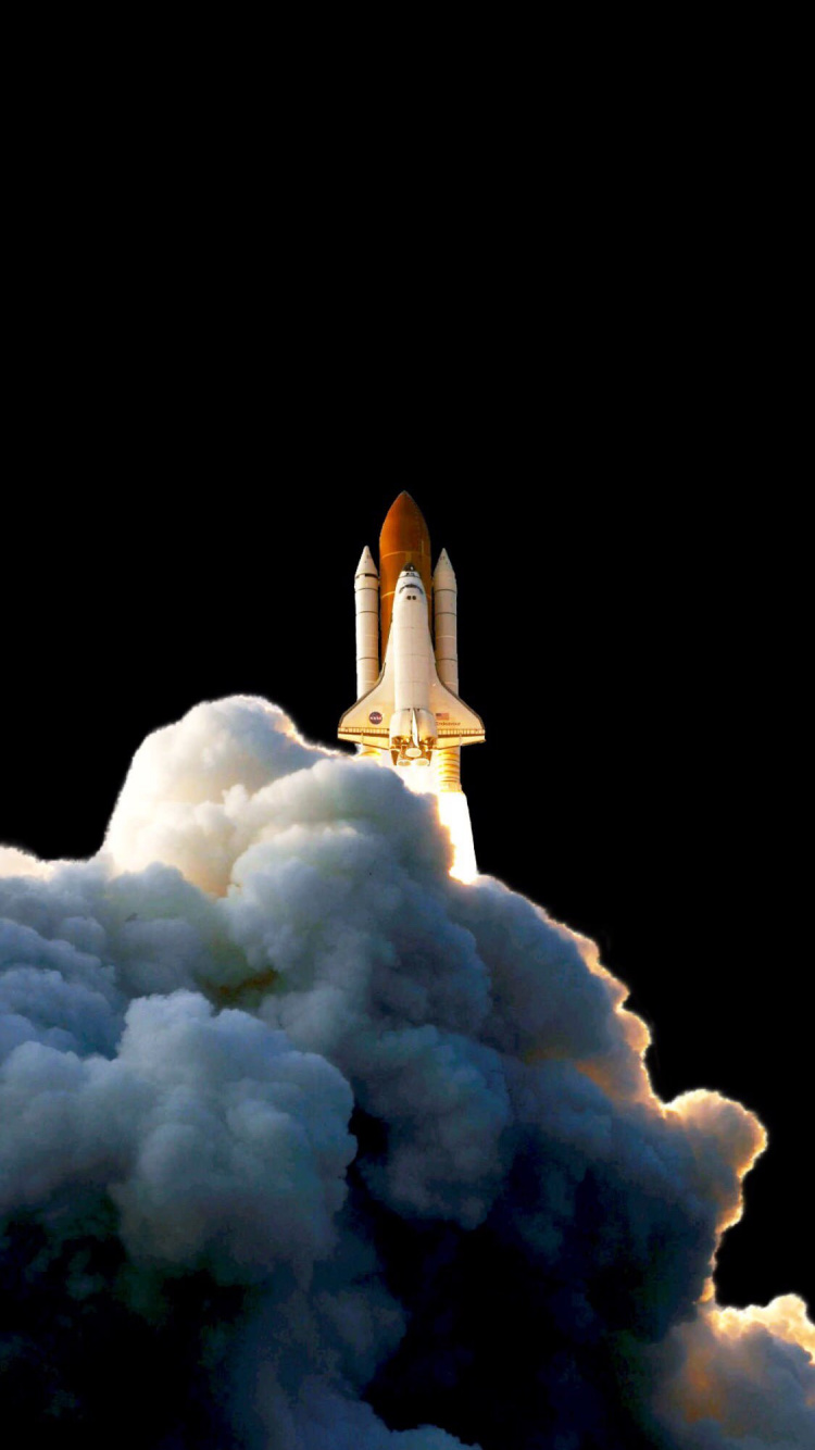 Обои ракета, space shuttle, OLED, НАСА, космос в разрешении 750x1334