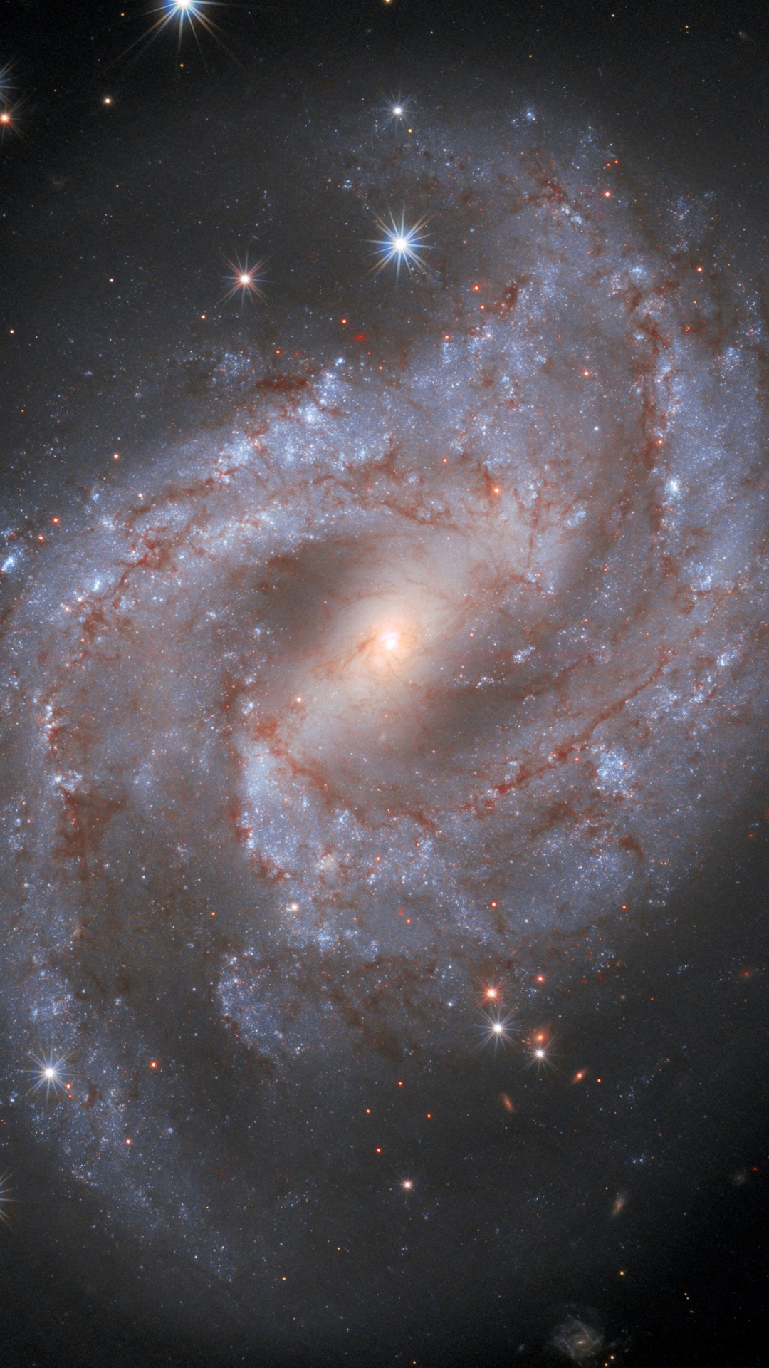 Обои нгк 2525, Галактика, спиральная Галактика, сверхновая звезда, звезда в разрешении 1080x1920