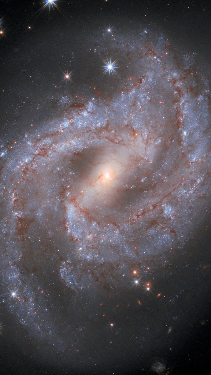 Обои нгк 2525, Галактика, спиральная Галактика, сверхновая звезда, звезда в разрешении 720x1280