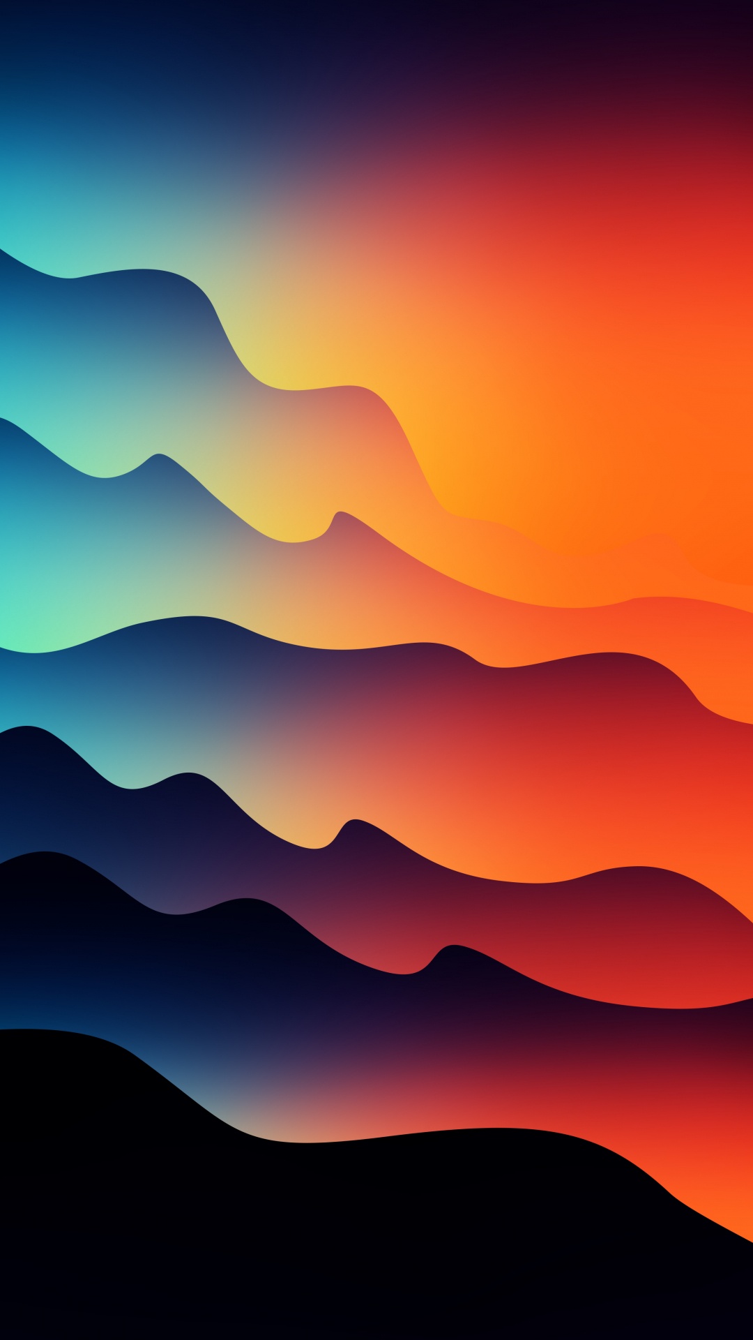 Обои андроид, смартфон, гора, облако, атмосфера в разрешении 1080x1920