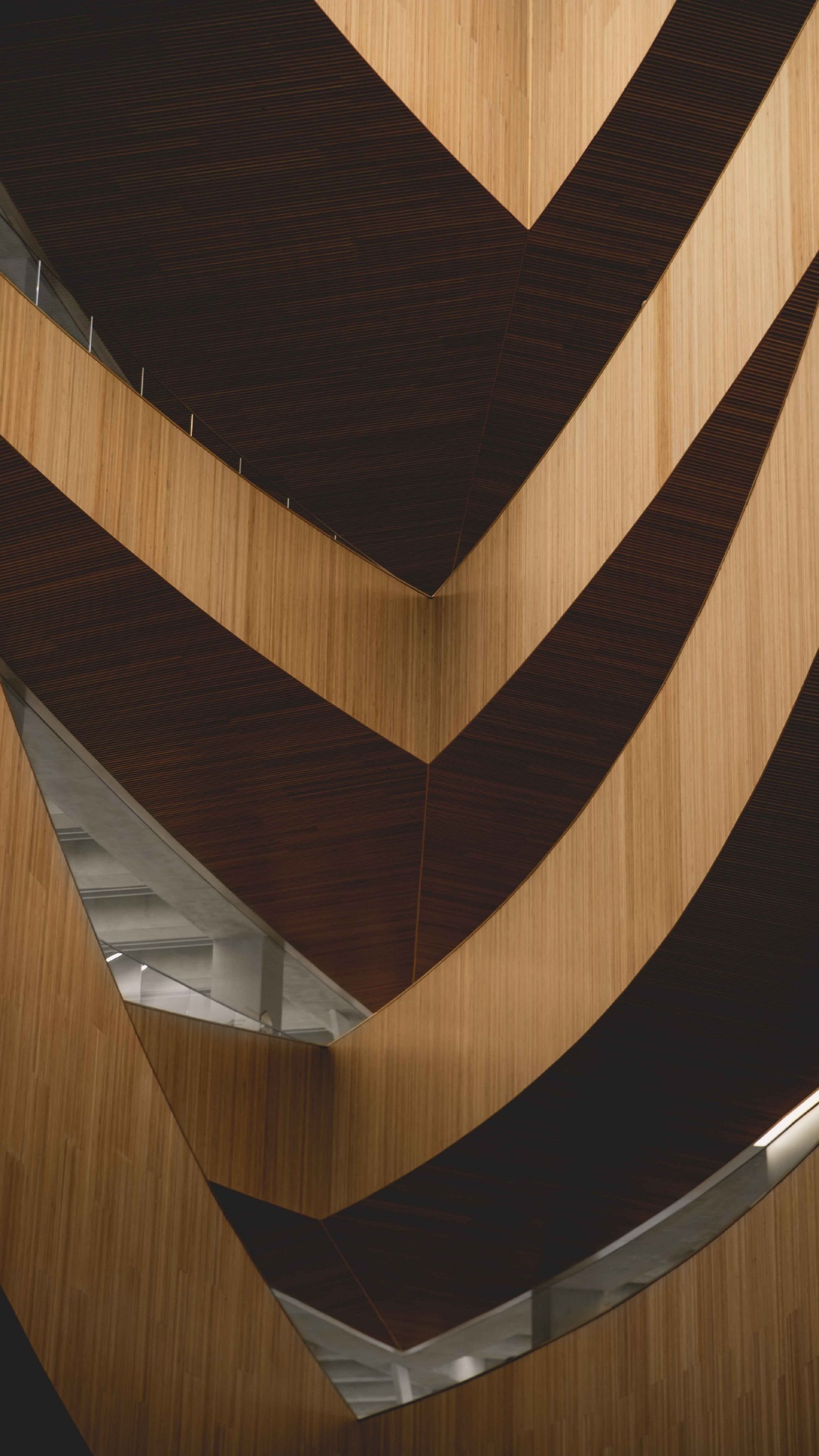 Обои дизайн, здание, цвет беж, потолок, этаж в разрешении 1080x1920