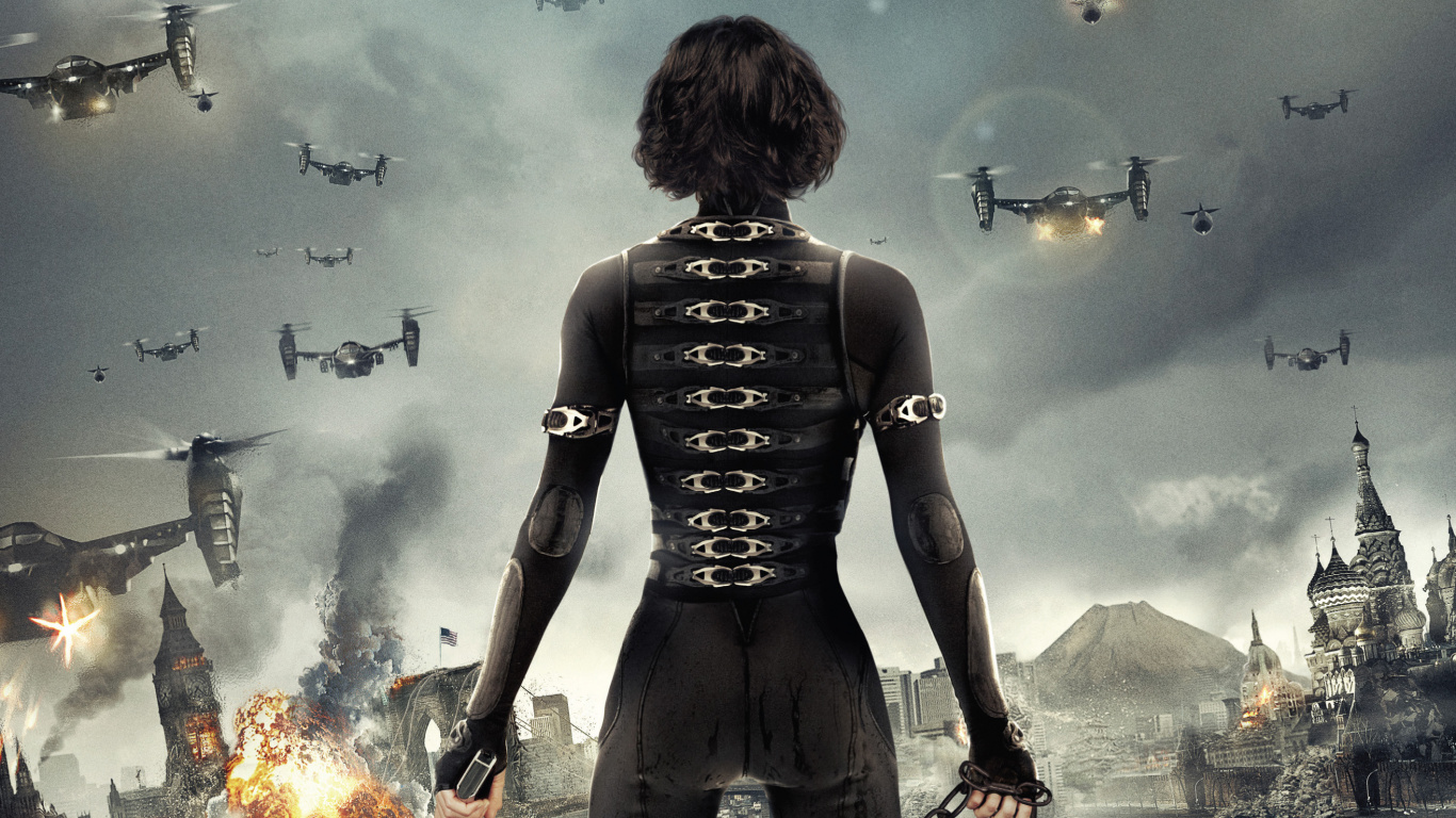 Обои Обитель зла, компьютерная игра, Милла Йовович Обитель зла, солдат, Фильмов Про Зомби в разрешении 1366x768