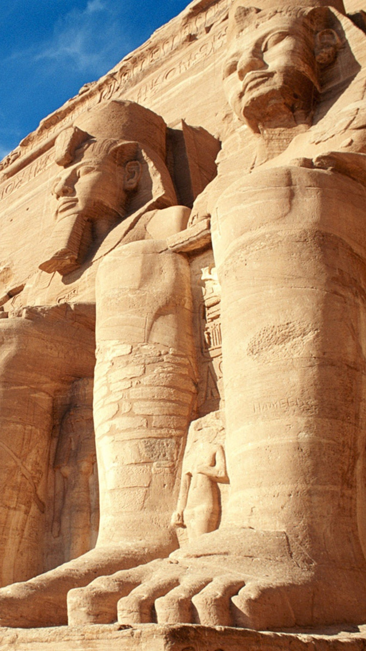 Обои Асуан, храм, древняя история, историческое место, ориентир в разрешении 750x1334