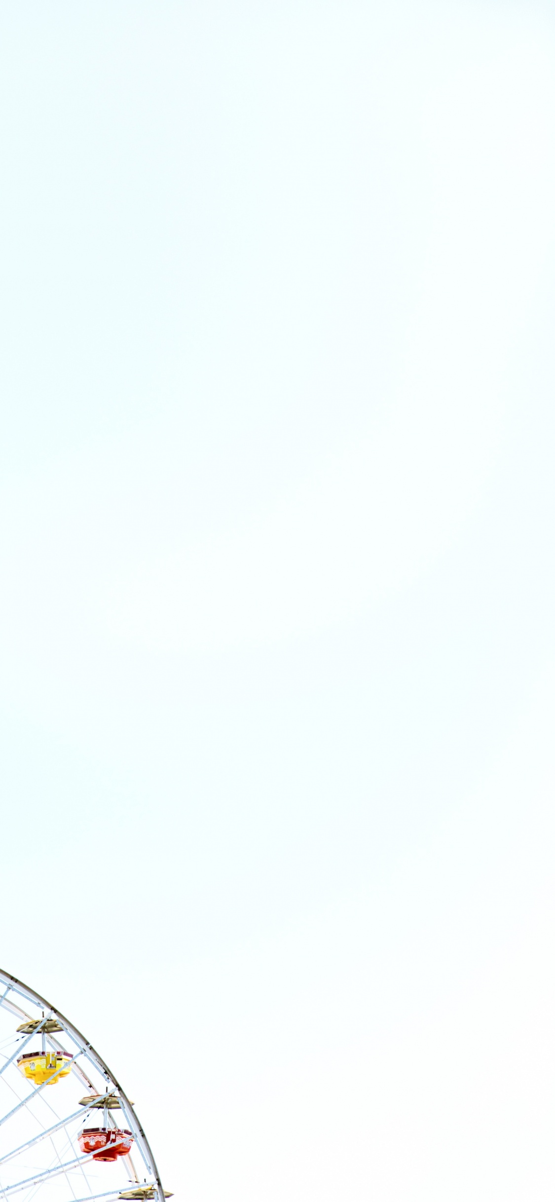 Обои небо, белые, марка, измеритель, модный аксессуар в разрешении 1125x2436