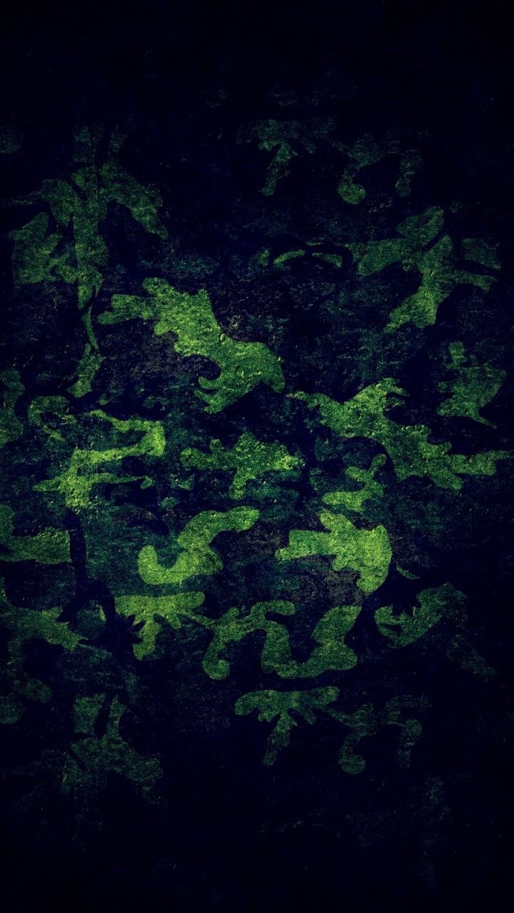 Обои природа, зеленый, военный камуфляж, камуфляж, черный в разрешении 720x1280