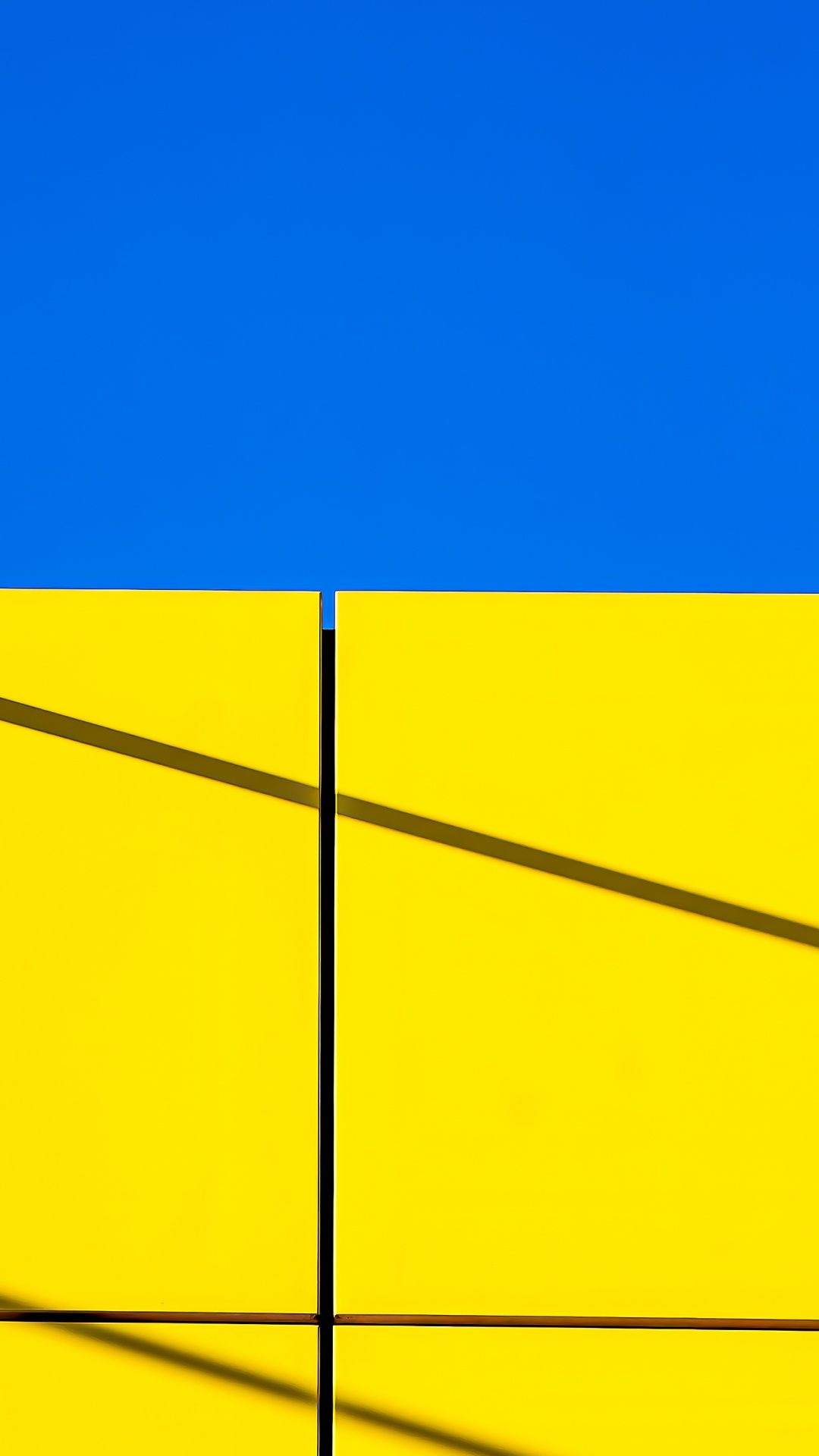 Обои горчичный завод, красочность, желтый, прямоугольник, склон в разрешении 1080x1920