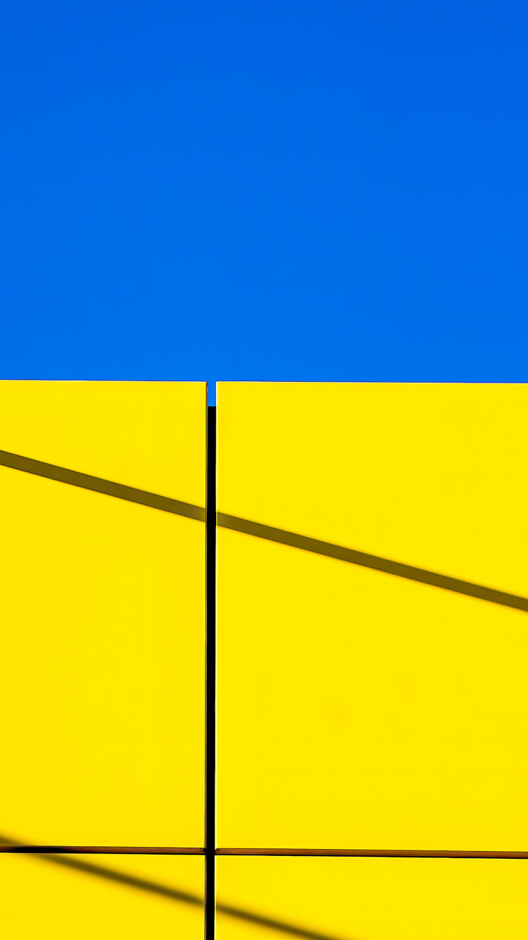 Обои горчичный завод, красочность, желтый, прямоугольник, склон в разрешении 750x1334