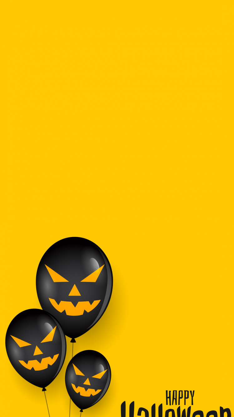 Обои графика, векторная графика, привидение, желтый, Янтарь в разрешении 750x1334