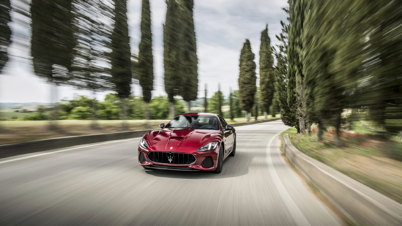 Обои 2019 Мазерати Прекрасная, maserati granturismo, Мазерати, спорткар, авто в разрешении 1280x720