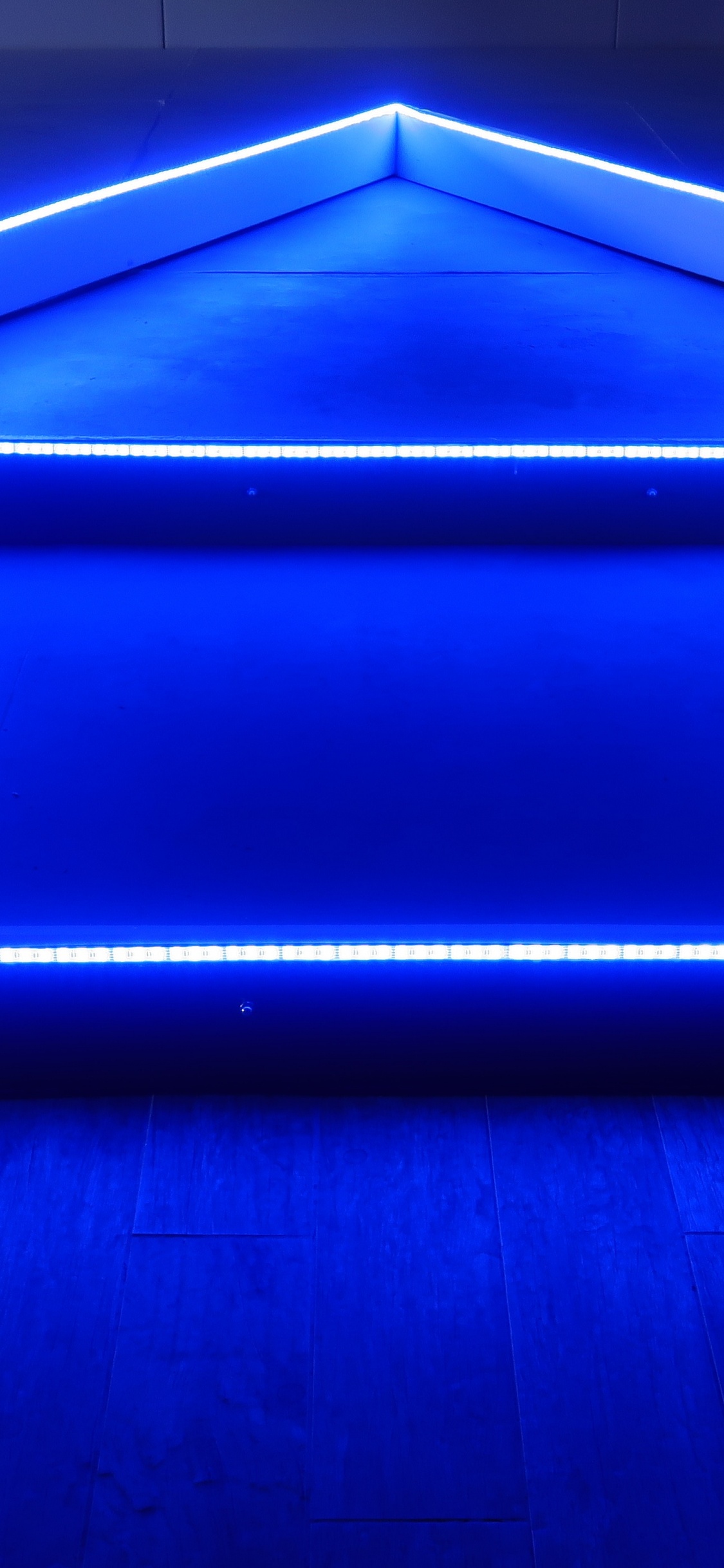 Обои неон, синий, неоновое освещение, синий кобальт, электрик в разрешении 1125x2436