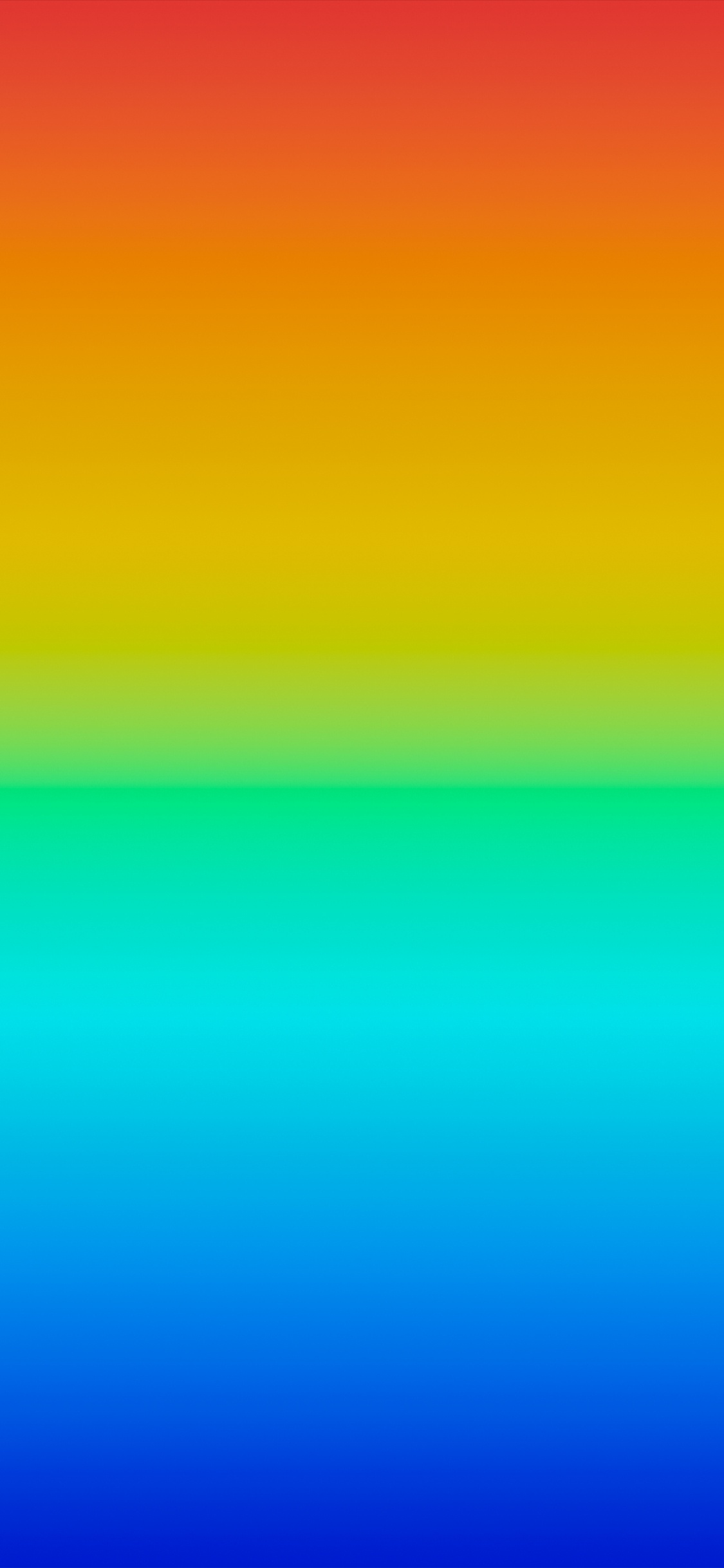 Обои Оранжевый цвет, графика, цветной, Радуга, дизайн в разрешении 1125x2436