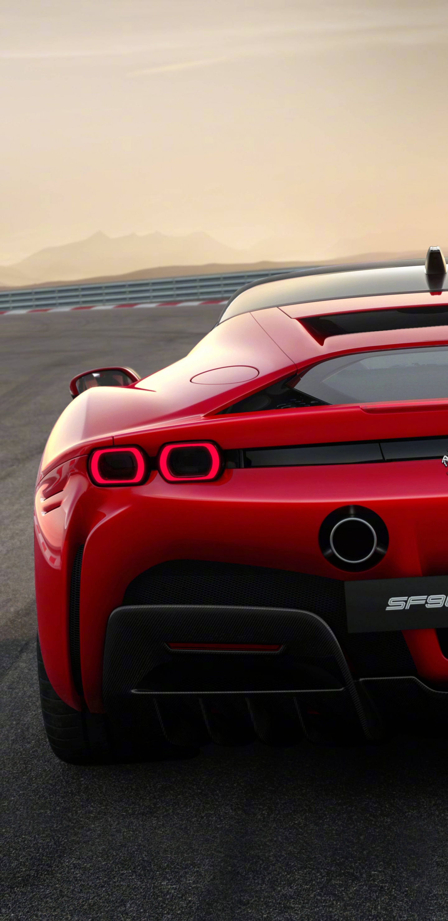 Обои SF90 Ferrari на Женевском автосалоне, laferrari, авто, Ferrari, Маранелло в разрешении 1440x2960