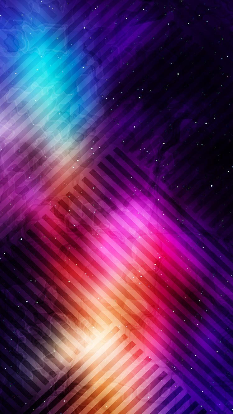 Обои свет, красочность, вода, пурпур, Фиолетовый в разрешении 750x1334