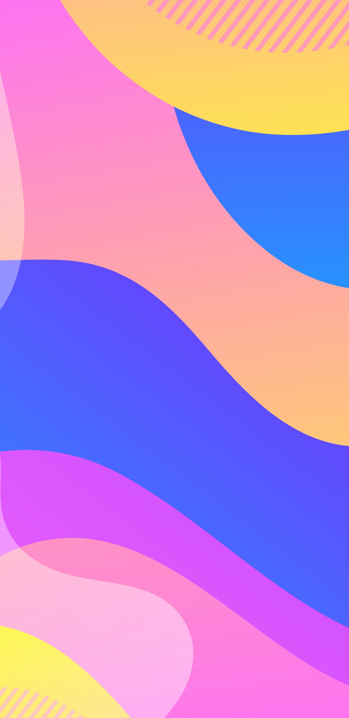 Обои визуальное искусство, графический дизайн, красочность, пурпур, лазурный в разрешении 1440x2960