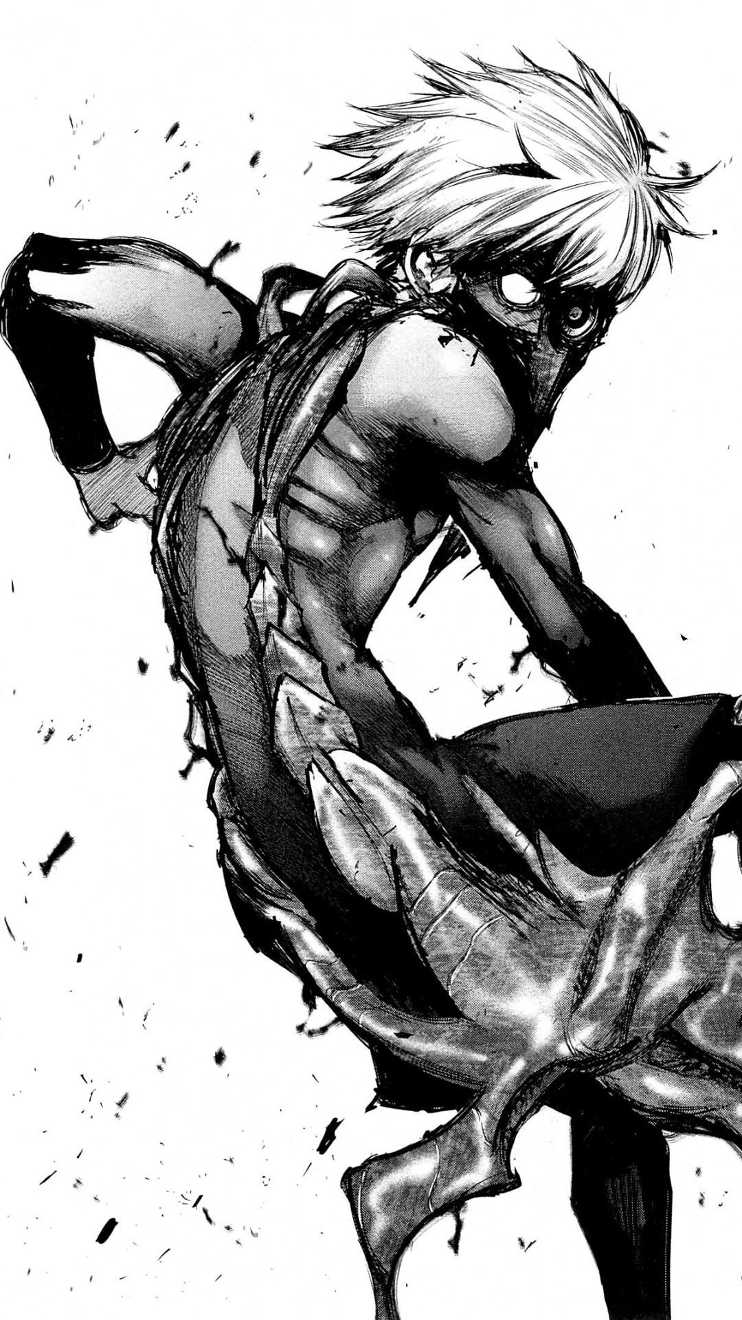 Обои Кен kaneki, Токио вурдалак, Манга, аниме, вурдалак в разрешении 1080x1920