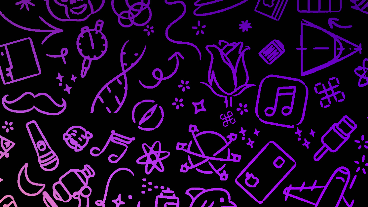 Обои узор, пурпур, арт, пурпурный цвет, круг в разрешении 1280x720